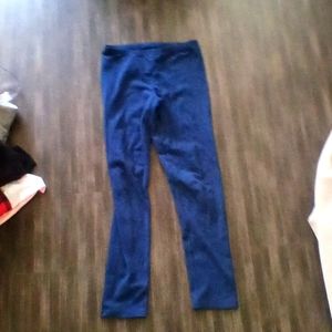 Blue leggings